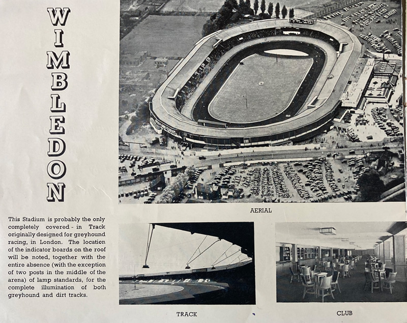 wimbledon stadium- aerial view